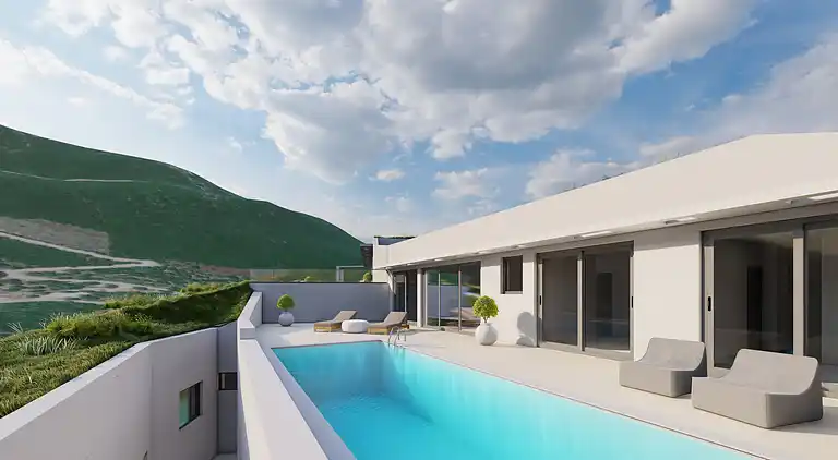 Luxury villa Theros II with private pool