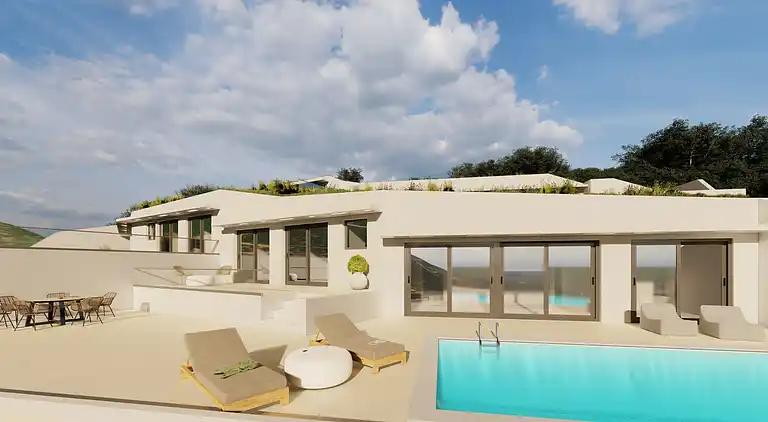 Luxury villa Theros II with private pool