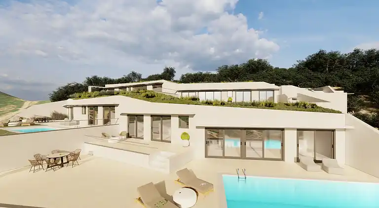 Luxury villa Theros II with private pool