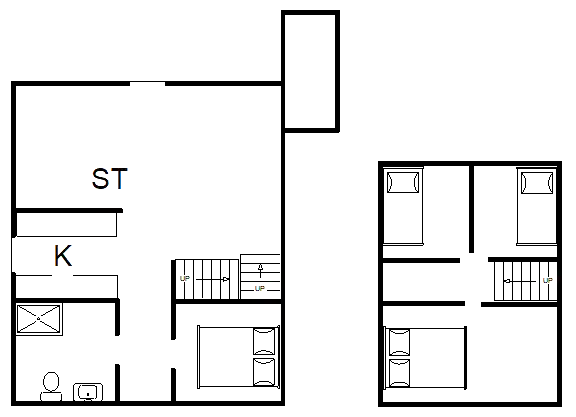 Sommerhus ved Rindby Strand