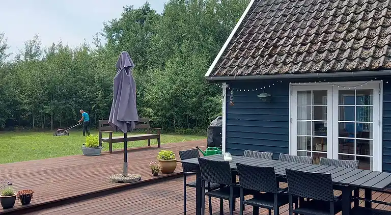 Charmerende sommerhus nær stranden