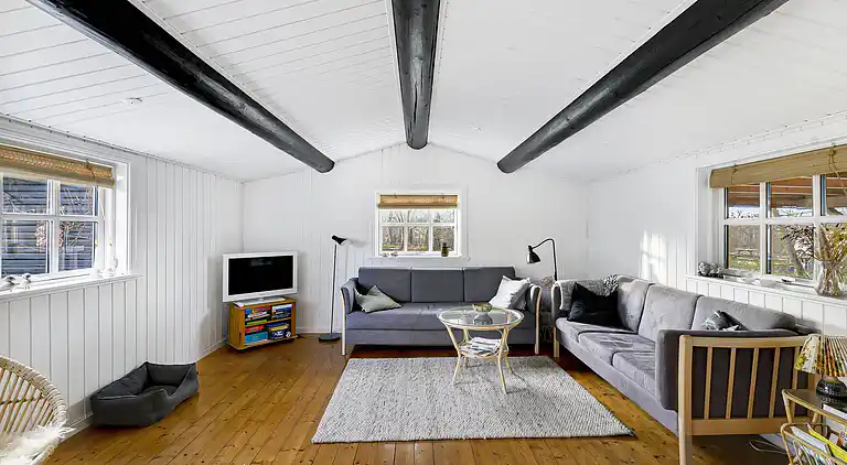 Hyggeligt sommerhus tæt på skov og strand