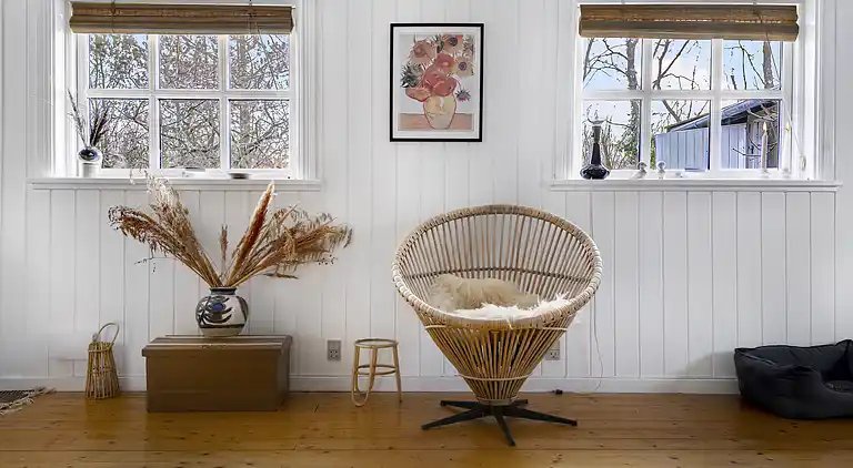 Hyggeligt sommerhus tæt på skov og strand