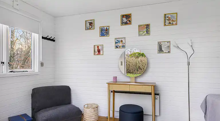 Hyggeligt sommerhus tæt på skov og strand