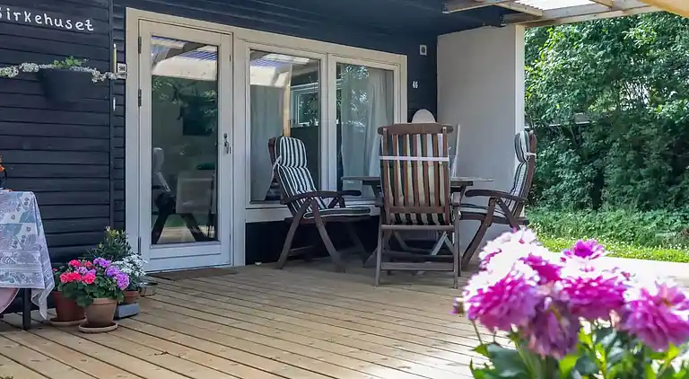 Gemütliches Ferienhaus an einem schönen Strand