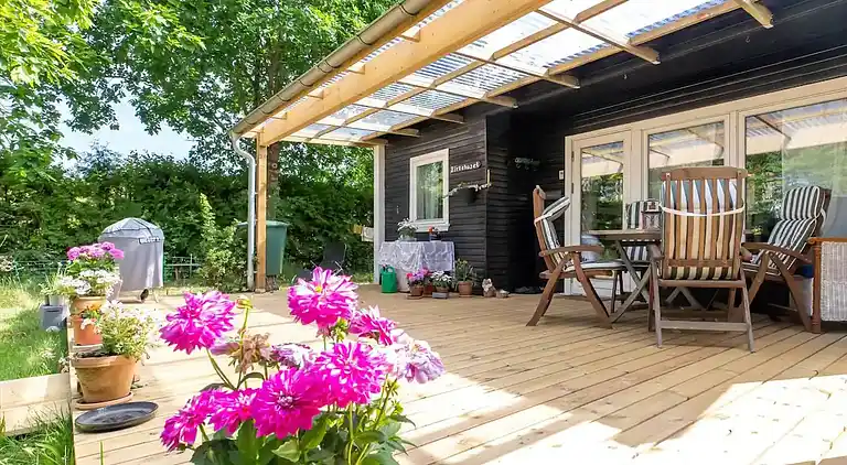 Gemütliches Ferienhaus an einem schönen Strand