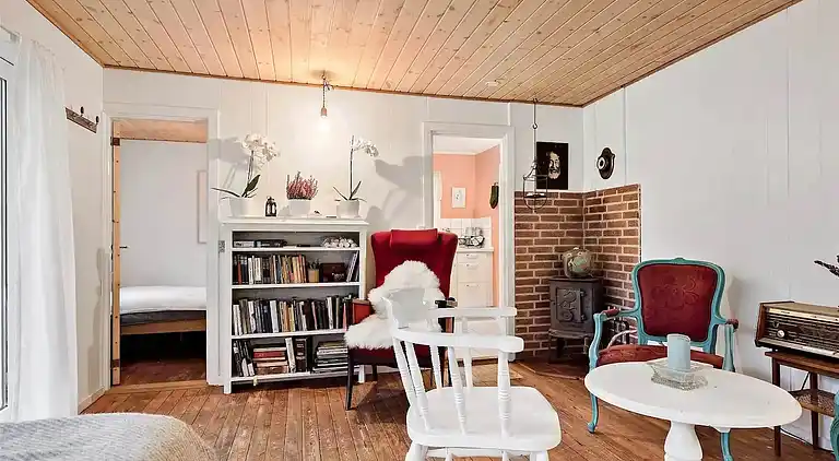 Gemütliches Ferienhaus an einem schönen Strand