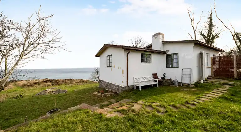 Sommerhus på Bornholm direkte ud til havet