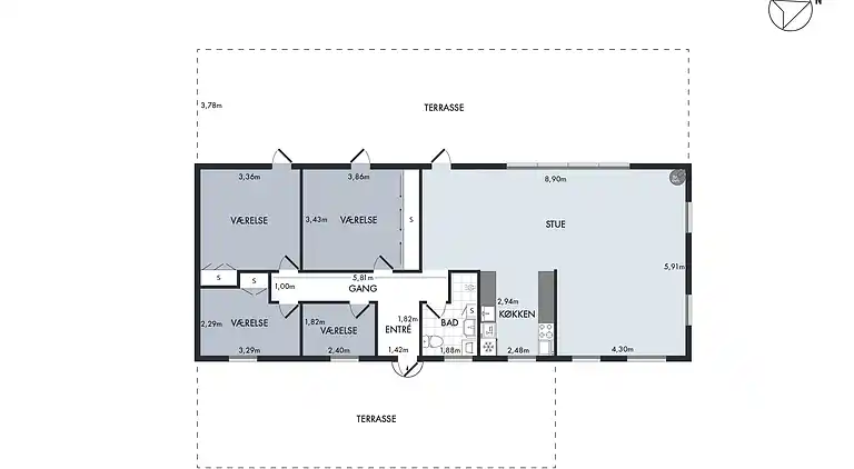 Gemütliches Sommerhaus im malerischen Djursland