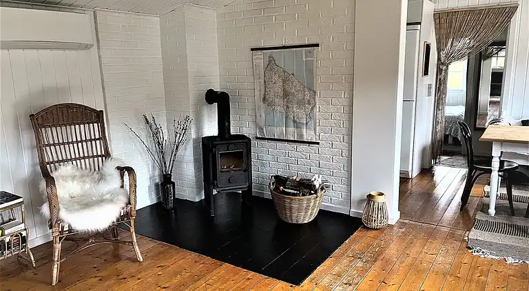 Hyggeligt sommerhus tæt på skov og strand