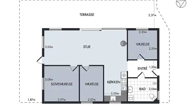 Beautiful holiday home on an undisturbed plot