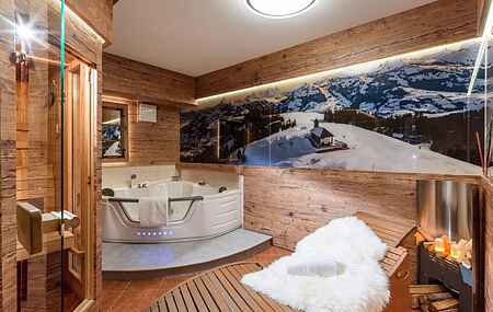 Apartment mit privater Sauna und Whirpool in Kirchberg in
