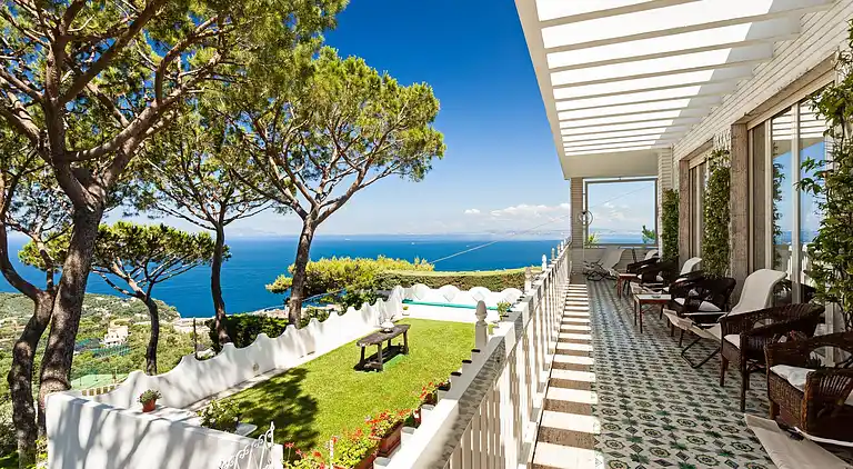 Villa Sole Di Capri - Meerblick