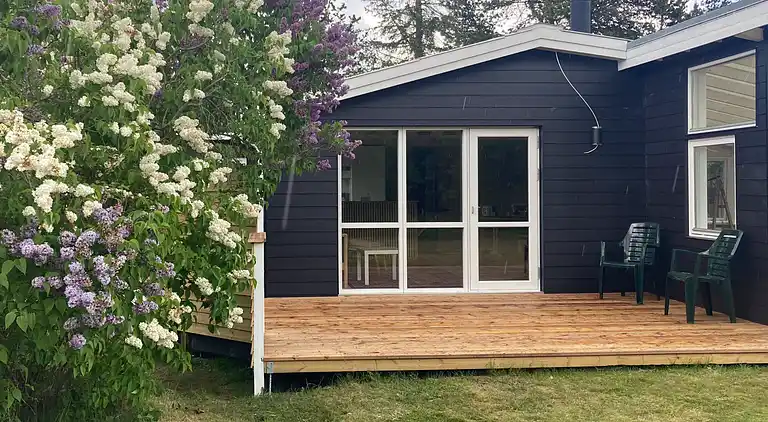 Hyggeligt, ældre sommerhuset med 600 m til strand