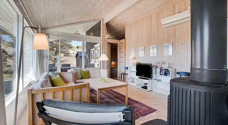 Sommerhus med havutsikt i sanddynene