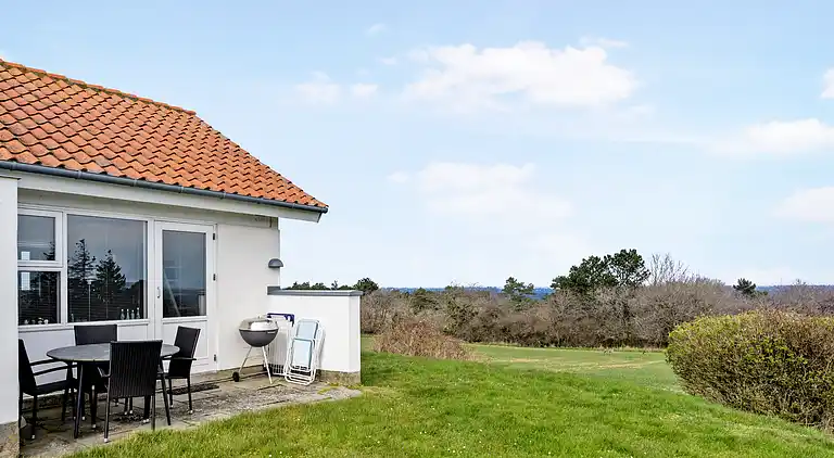 Bornholmsk ferielejlighed med havudsigt