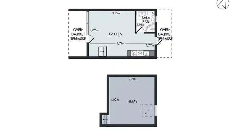 Bornholmsk ferielejlighed med havudsigt