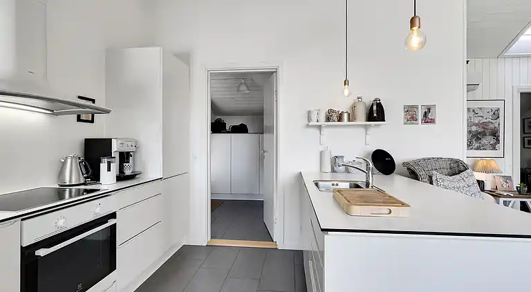 Ferienhaus in fußläufiger Entfernung zum Wasser