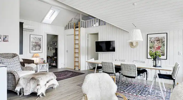 Ferienhaus in fußläufiger Entfernung zum Wasser