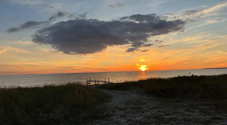Ferienhaus am Strand mit Panoramablick