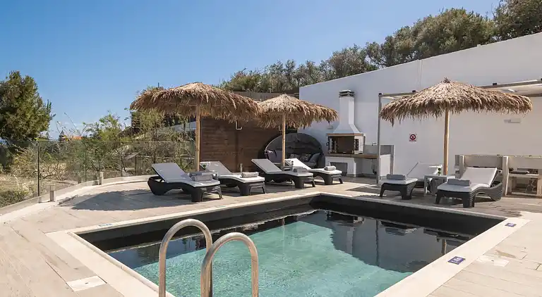 Luxury Villa Cavo Mare Meltemi with private pool & jacuzzi