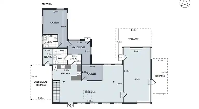Lyxigt sommarhus på vacker skogsmark