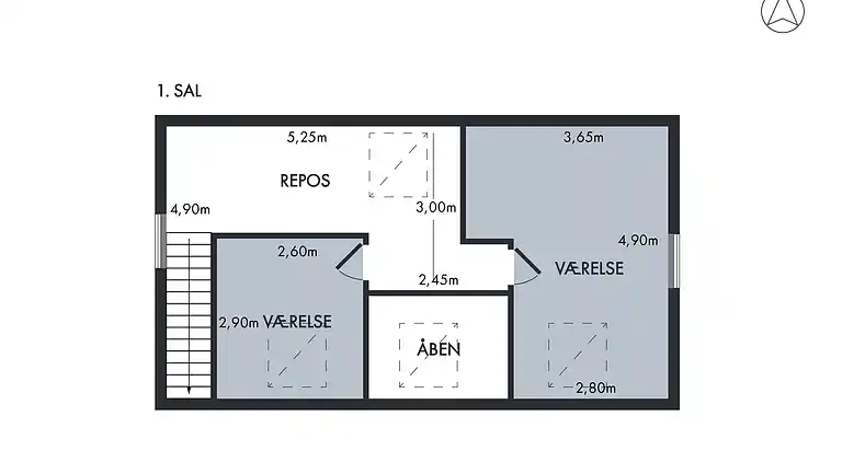 Lyxigt sommarhus på vacker skogsmark