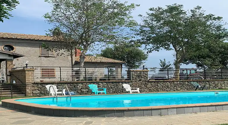 Gårdhus i Bagnoregio