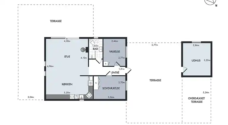Skønt sommerhus i naturlige omgivelser tæt på hav