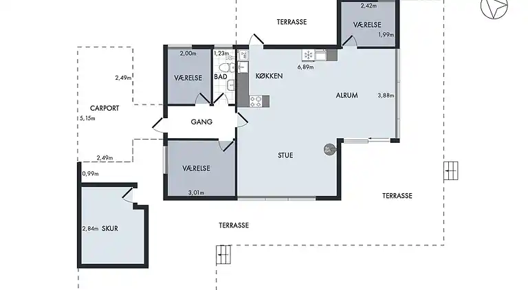 Nordfynsk sommeridyll ved vannet