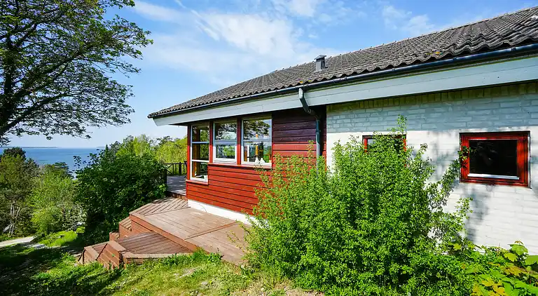Feriehus med nydelig utsikt over fjorden