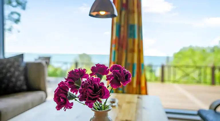 Feriehus med nydelig utsikt over fjorden