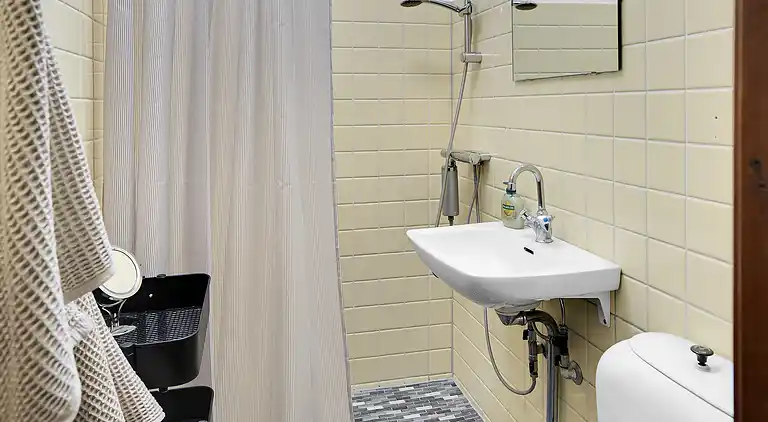 Ferienhaus in der Nähe von Stadt und Strand