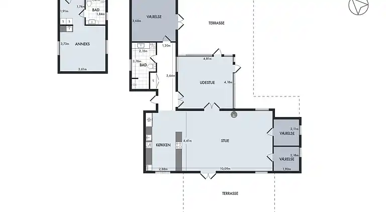 Gemütliches Sommerhaus im Herzen Nordseelands