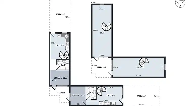 Urlaub in der ersten Reihe zum Wasser