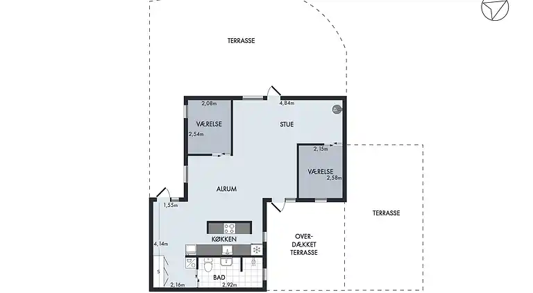 Einladendes Ferienhaus am Strand mit Seeblick