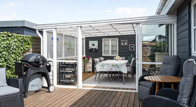 Ferienhaus in Karrebæksminde in Strandnähe