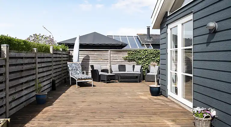 Ferienhaus in Karrebæksminde in Strandnähe