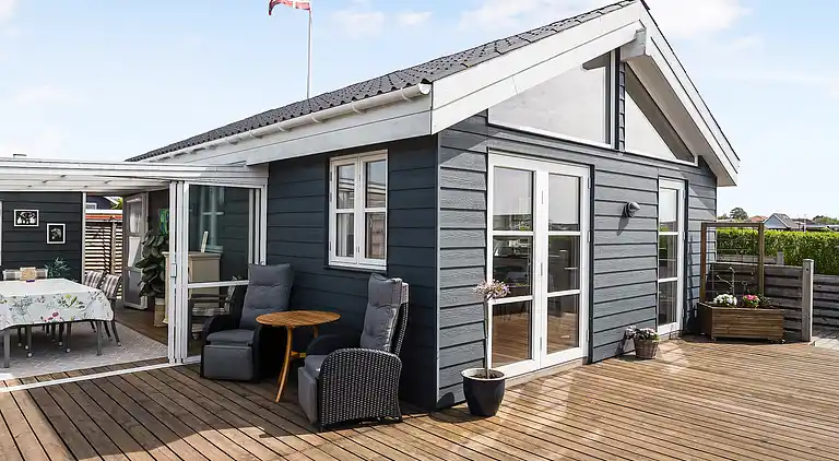 Ferienhaus in Karrebæksminde in Strandnähe