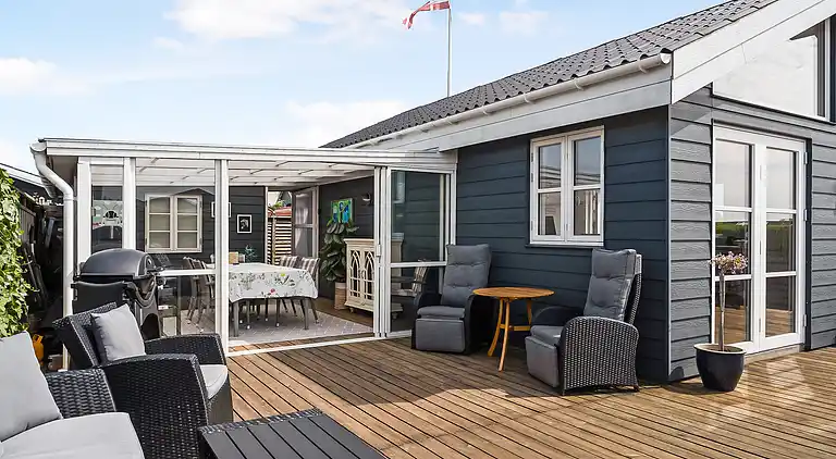 Ferienhaus in Karrebæksminde in Strandnähe