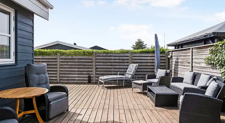 Ferienhaus in Karrebæksminde in Strandnähe