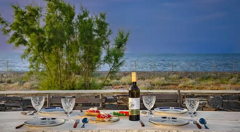 Platanias Beachfront Villa Elsa-90m To Main Square