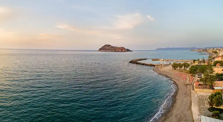 Platanias Beachfront Villa Elsa-90m To Main Square