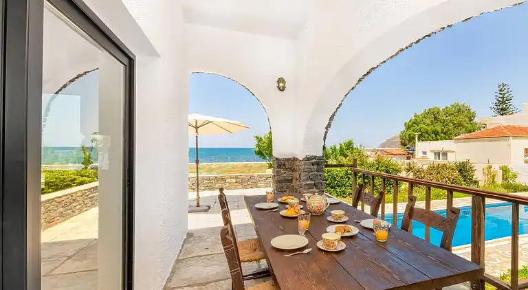 Platanias Beachfront Villa Elsa-90m To Main Square