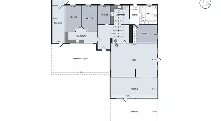Unikt sommerhus i rolige omgivelser