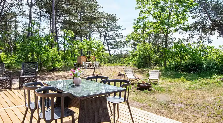 Sommerhus ved Øer Strand