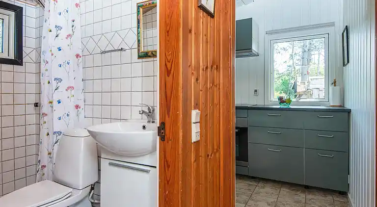Sommerhus ved Øer Strand