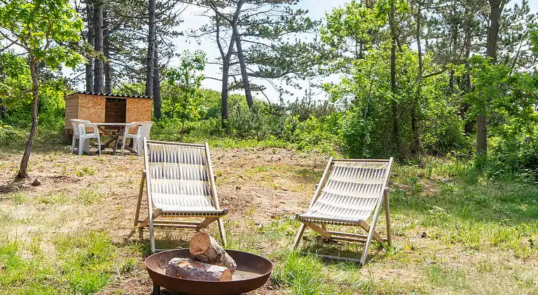 Sommerhus ved Øer Strand