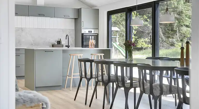 Nybygget sommerhus fuld af luksus