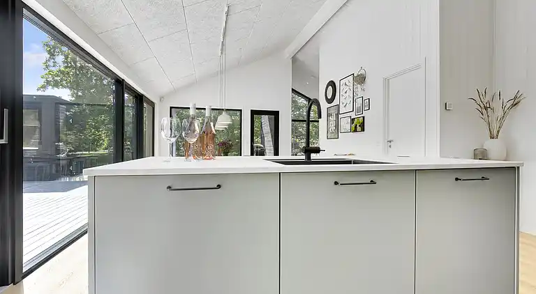 Nybygget sommerhus fuld af luksus